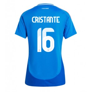 Itálie Bryan Cristante #16 Dámské Domácí Dres ME 2024 Krátký Rukáv